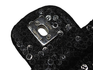 CHANEL シャネル マトラッセ23 Sフラップ Wチェーンショルダーバッグ 12番台 ココマーク スパンコール シルバー金具 美品 中古 4b011166