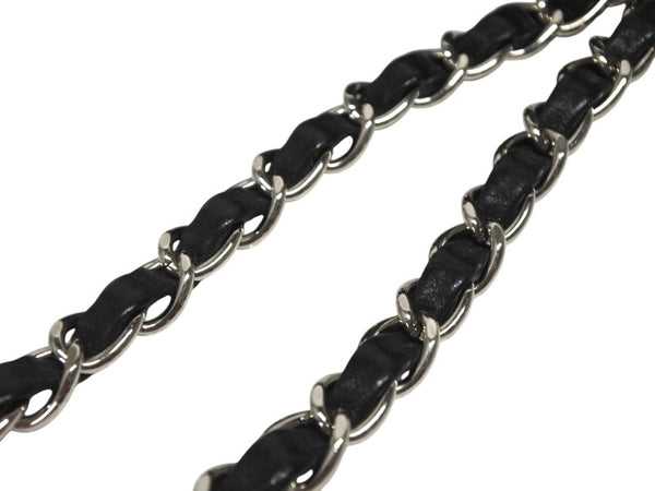 CHANEL シャネル マトラッセ23 Sフラップ Wチェーンショルダーバッグ 12番台 ココマーク スパンコール シルバー金具 美品 中古 4b011166