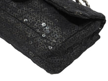 Load image into Gallery viewer, CHANEL シャネル マトラッセ23 Sフラップ Wチェーンショルダーバッグ 12番台 ココマーク スパンコール シルバー金具 美品 中古 4b011166