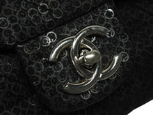 Load image into Gallery viewer, CHANEL シャネル マトラッセ23 Sフラップ Wチェーンショルダーバッグ 12番台 ココマーク スパンコール シルバー金具 美品 中古 4b011166