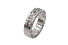 Load image into Gallery viewer, 新品未使用 CHROME HEARTS クロムハーツ スペーサーリング ダガー 指輪 12.8g シルバー925 サイズ16号 中古 4b011168