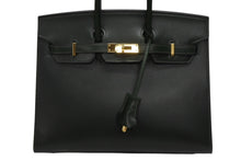 Load image into Gallery viewer, 新品同様 HERMES エルメス バーキン25 セリエ 外縫い ハンドバッグ B刻印 ヴォーエプソン ヴェールグリス ゴールド金具 中古 4b011172