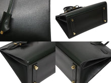 Load image into Gallery viewer, 新品同様 HERMES エルメス バーキン25 セリエ 外縫い ハンドバッグ B刻印 ヴォーエプソン ヴェールグリス ゴールド金具 中古 4b011172