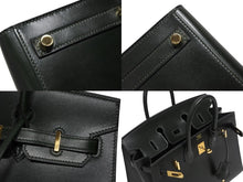 Load image into Gallery viewer, 新品同様 HERMES エルメス バーキン25 セリエ 外縫い ハンドバッグ B刻印 ヴォーエプソン ヴェールグリス ゴールド金具 中古 4b011172