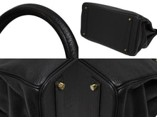 Load image into Gallery viewer, 極美品 HERMES エルメス バーキン40 ブラック トゴ 40cm T刻印 ゴールド金具 ハンドバッグ 中古 4b011177