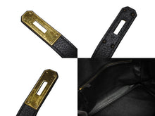 Load image into Gallery viewer, 極美品 HERMES エルメス バーキン40 ブラック トゴ 40cm T刻印 ゴールド金具 ハンドバッグ 中古 4b011177