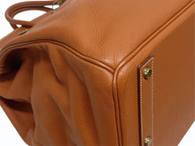 Load image into Gallery viewer, 極美品 HERMES エルメス ハンドバッグ オータクロア50 トゴ バーキン ブロンズ金具 ブラウン系 ○Y刻印 中古 4b011178