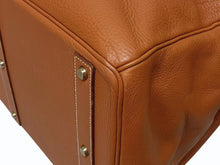 Load image into Gallery viewer, 極美品 HERMES エルメス ハンドバッグ オータクロア50 トゴ バーキン ブロンズ金具 ブラウン系 ○Y刻印 中古 4b011178
