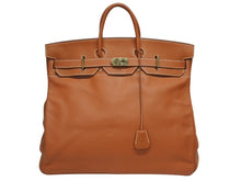 Load image into Gallery viewer, 極美品 HERMES エルメス ハンドバッグ オータクロア50 トゴ バーキン ブロンズ金具 ブラウン系 ○Y刻印 中古 4b011178