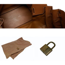 Load image into Gallery viewer, 極美品 HERMES エルメス ハンドバッグ オータクロア50 トゴ バーキン ブロンズ金具 ブラウン系 ○Y刻印 中古 4b011178