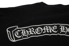 Load image into Gallery viewer, CHROME HEARTS クロムハーツ 長袖Tシャツ サイズS フレアニー アーチロゴ プリント ブラック 美品 中古 4b011181