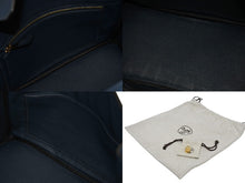 Load image into Gallery viewer, 新品未使用 HERMES エルメス ハンドバッグ B刻印 バーキン25 ブルードプリュス ゴールド金具トゴ 中古 4b011198