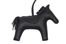 Load image into Gallery viewer, 極美品 HERMES エルメス RODEO ロデオチャーム GM バッグチャーム アニョーミロ ソーブラック Y刻印 中古 4b011202
