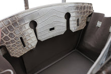 Load image into Gallery viewer, 新品未使用 HERMES エルメス バーキン30 ヒマラヤ ニロティカスマット シルバー金具 X刻印 中古 4b011205