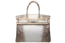 Load image into Gallery viewer, 新品未使用 HERMES エルメス バーキン30 ヒマラヤ ニロティカスマット シルバー金具 X刻印 中古 4b011205