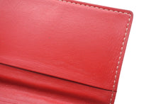 Load image into Gallery viewer, GOYARD ゴヤール カードケース 名刺入れ ヘリンボーン柄 定番カラー レッド PVC レザー ユニセックス 美品 中古 4b011209
