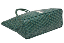 Load image into Gallery viewer, GOYARD ゴヤール サンルイPM バッグ トートバッグ STLOUIPMLTY09CL09P スヌーピー マーカージュアート グリーン 美品 中古 4b011211