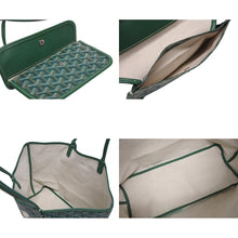 Load image into Gallery viewer, GOYARD ゴヤール サンルイPM バッグ トートバッグ STLOUIPMLTY09CL09P スヌーピー マーカージュアート グリーン 美品 中古 4b011211