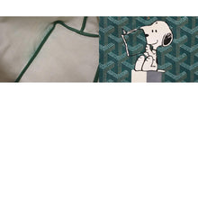 Load image into Gallery viewer, GOYARD ゴヤール サンルイPM バッグ トートバッグ STLOUIPMLTY09CL09P スヌーピー マーカージュアート グリーン 美品 中古 4b011211
