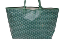 Load image into Gallery viewer, GOYARD ゴヤール サンルイPM バッグ トートバッグ STLOUIPMLTY09CL09P スヌーピー マーカージュアート グリーン 美品 中古 4b011211