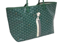 Load image into Gallery viewer, GOYARD ゴヤール サンルイPM バッグ トートバッグ STLOUIPMLTY09CL09P スヌーピー マーカージュアート グリーン 美品 中古 4b011211