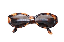 Load image into Gallery viewer, CHANEL シャネル サングラス ココマーク 71340 プラスチック ブラウン ゴールド 美品 中古 4b011214