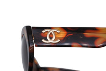 Load image into Gallery viewer, CHANEL シャネル サングラス ココマーク 71340 プラスチック ブラウン ゴールド 美品 中古 4b011214
