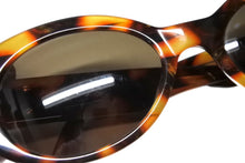 Load image into Gallery viewer, CHANEL シャネル サングラス ココマーク 71340 プラスチック ブラウン ゴールド 美品 中古 4b011214