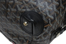 Load image into Gallery viewer, 極美品 GOYARD ゴヤール ボストンバッグ ボーイング30 ブラック マーカジュー入り レザー シルバー金具 中古 4b011220