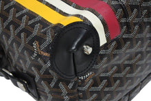 Load image into Gallery viewer, 極美品 GOYARD ゴヤール ボストンバッグ ボーイング30 ブラック マーカジュー入り レザー シルバー金具 中古 4b011220