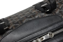 Load image into Gallery viewer, 極美品 GOYARD ゴヤール ボストンバッグ ボーイング30 ブラック マーカジュー入り レザー シルバー金具 中古 4b011220