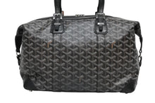Load image into Gallery viewer, 極美品 GOYARD ゴヤール ボストンバッグ ボーイング30 ブラック マーカジュー入り レザー シルバー金具 中古 4b011220
