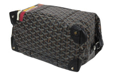 Load image into Gallery viewer, 極美品 GOYARD ゴヤール ボストンバッグ ボーイング30 ブラック マーカジュー入り レザー シルバー金具 中古 4b011220