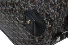 Load image into Gallery viewer, 極美品 GOYARD ゴヤール ボストンバッグ ボーイング30 ブラック マーカジュー入り レザー シルバー金具 中古 4b011220