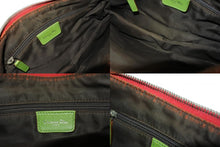 Load image into Gallery viewer, Christian Dior クリスチャンディオール ショルダーバッグ トロッター ラスタカラー レザー キャンバス シルバー金具 美品 中古 4b011223