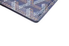 Load image into Gallery viewer, 極美品 GOYARD ゴヤール サンシュルピス カードケース 名刺入れ STSULPPMLTY01CL01X PVC レザー ネイビー 中古 4b011225