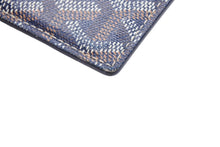 Load image into Gallery viewer, 極美品 GOYARD ゴヤール サンシュルピス カードケース 名刺入れ STSULPPMLTY01CL01X PVC レザー ネイビー 中古 4b011225