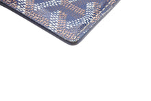 Load image into Gallery viewer, 極美品 GOYARD ゴヤール サンシュルピス カードケース 名刺入れ STSULPPMLTY01CL01X PVC レザー ネイビー 中古 4b011225