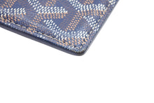 Load image into Gallery viewer, 極美品 GOYARD ゴヤール サンシュルピス カードケース 名刺入れ STSULPPMLTY01CL01X PVC レザー ネイビー 中古 4b011225