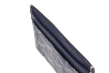 Load image into Gallery viewer, 極美品 GOYARD ゴヤール サンシュルピス カードケース 名刺入れ STSULPPMLTY01CL01X PVC レザー ネイビー 中古 4b011225