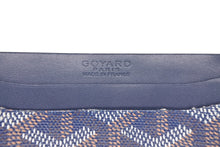 Load image into Gallery viewer, 極美品 GOYARD ゴヤール サンシュルピス カードケース 名刺入れ STSULPPMLTY01CL01X PVC レザー ネイビー 中古 4b011225