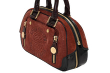 Load image into Gallery viewer, LOUIS VUITTON ルイヴィトン スタンプバッグPM ハンドバッグ ミニボストン 2006クルーズ M95238 ボルドー ゴールド金具 美品 中古 4b011230