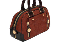 Load image into Gallery viewer, LOUIS VUITTON ルイヴィトン スタンプバッグPM ハンドバッグ ミニボストン 2006クルーズ M95238 ボルドー ゴールド金具 美品 中古 4b011230