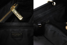 Load image into Gallery viewer, CHANEL シャネル チェーントートバッグ GST ブラック キャビアスキン A50995 ココマーク ブラック ゴールド金具 美品 中古 4b011231