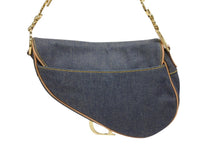 Load image into Gallery viewer, 極美品 Christian Dior クリスチャンディオール サドルバッグ ワンショルダーバッグ RU 0091 デニム ガリアーノ期 中古 4b011237