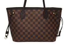 Load image into Gallery viewer, 極美品 LOUIS VUITTON ルイヴィトン ネヴァーフルPM トートバッグ N51109 ダミエキャンバス ブラウン ゴールド金具 中古 4b011241