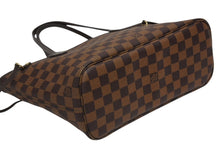 Load image into Gallery viewer, 極美品 LOUIS VUITTON ルイヴィトン ネヴァーフルPM トートバッグ N51109 ダミエキャンバス ブラウン ゴールド金具 中古 4b011241