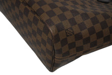Load image into Gallery viewer, 極美品 LOUIS VUITTON ルイヴィトン ダミエ ネヴァーフルMM トートバッグ N51105 PVC レザー ブラウン ゴールド金具 中古 4b011243