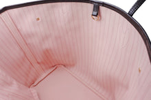 Load image into Gallery viewer, 極美品 LOUIS VUITTON ルイヴィトン ダミエ ネヴァーフルMM トートバッグ N51105 PVC レザー ブラウン ゴールド金具 中古 4b011243