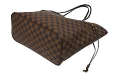 Load image into Gallery viewer, 極美品 LOUIS VUITTON ルイヴィトン ダミエ ネヴァーフルMM トートバッグ N51105 PVC レザー ブラウン ゴールド金具 中古 4b011243